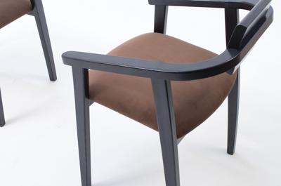 Стул ZiP-mebel Стул-кресло Челси ПМ чёрный/коричневый арт. Z011834B04