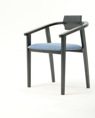 Стул ZiP-mebel Стул-кресло Челси ПМ чёрный/синий арт. Z011833B03