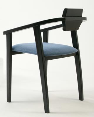 Стул ZiP-mebel Стул-кресло Челси ПМ чёрный/синий арт. Z011833B03