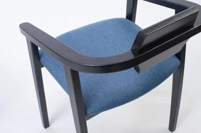 Стул ZiP-mebel Стул-кресло Челси ПМ чёрный/синий арт. Z011833B03