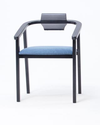 Стул ZiP-mebel Стул-кресло Челси ПМ чёрный/синий арт. Z011833B03