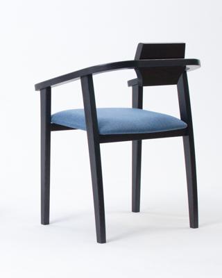 Стул ZiP-mebel Стул-кресло Челси ПМ чёрный/синий арт. Z011833B03