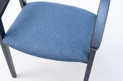 Стул ZiP-mebel Стул-кресло Челси ПМ чёрный/синий арт. Z011833B03