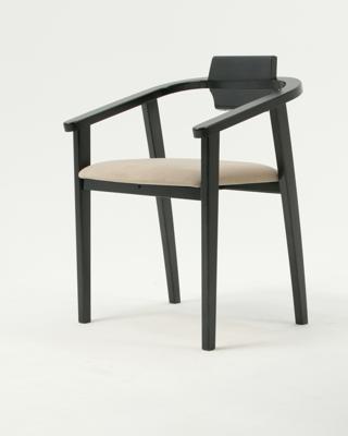 Стул ZiP-mebel Стул-кресло Челси ПМ чёрный/бежевый арт. Z011832B02