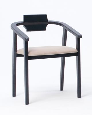 Стул ZiP-mebel Стул-кресло Челси ПМ чёрный/бежевый арт. Z011832B02