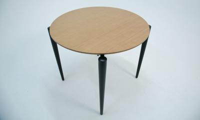 Стол ZiP-mebel Стол Pawook К 90 чёрный/натур арт. F004170BUN
