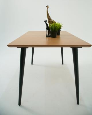 Стол ZiP-mebel Стол Монте 120 чёрное дерево/натур арт. F514157BUN