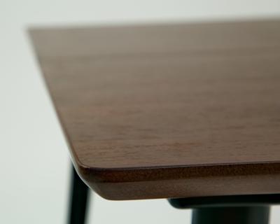 Стол ZiP-mebel Стол Монте М 100 чёрное дерево/орех арт. F404158BUW