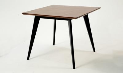 Стол ZiP-mebel Стол Сканди М 90 чёрное дерево/орех арт. F404125BUW