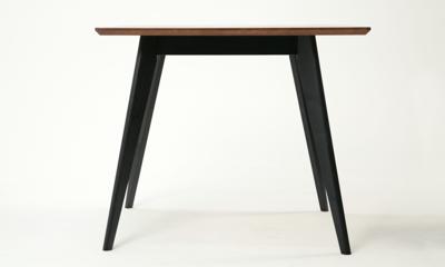 Стол ZiP-mebel Стол Сканди М 90 чёрное дерево/орех арт. F404125BUW