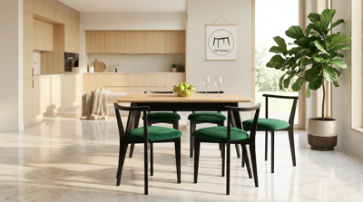 Стол ZiP-mebel Стол Сканди 120 чёрное дерево/натур арт. F514125BUN