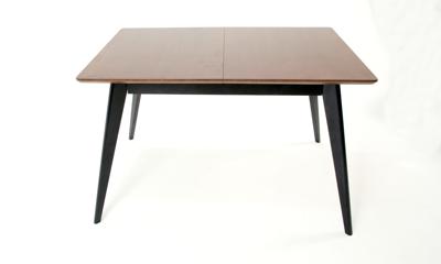 Стол ZiP-mebel Стол Сканди 120 чёрное дерево/орех арт. F514125BUW