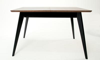 Стол ZiP-mebel Стол Сканди 120 чёрное дерево/орех арт. F514125BUW