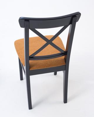 Стул ZiP-mebel Стул Ингольф ПМ чёрный/карри арт. R100755B09