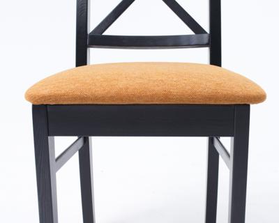 Стул ZiP-mebel Стул Ингольф ПМ чёрный/карри арт. R100755B09