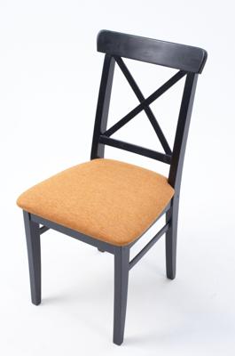 Стул ZiP-mebel Стул Ингольф ПМ чёрный/карри арт. R100755B09