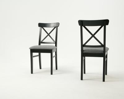 Стул ZiP-mebel Стул Ингольф ПМ чёрный/графит арт. R100754B08
