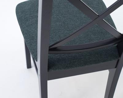 Стул ZiP-mebel Стул Ингольф ПМ чёрный/зелёный арт. R100753B07