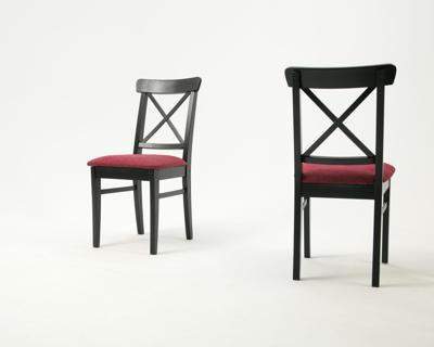 Стул ZiP-mebel Стул Ингольф ПМ чёрный/красный арт. R100753B00