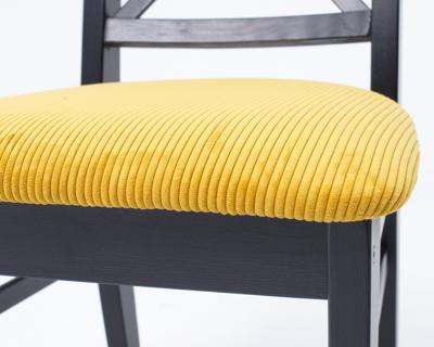 Стул ZiP-mebel Стул Ингольф ПМ чёрный/жёлтый арт. R100752B16