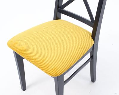 Стул ZiP-mebel Стул Ингольф ПМ чёрный/жёлтый арт. R100752B16