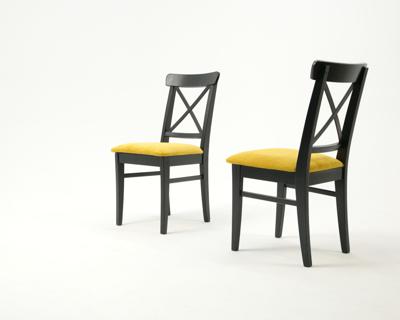 Стул ZiP-mebel Стул Ингольф ПМ чёрный/жёлтый арт. R100752B16