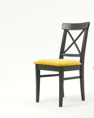 Стул ZiP-mebel Стул Ингольф ПМ чёрный/жёлтый арт. R100752B16