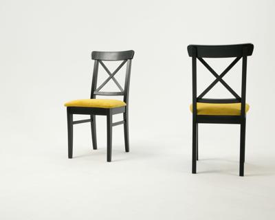 Стул ZiP-mebel Стул Ингольф ПМ чёрный/жёлтый арт. R100752B16