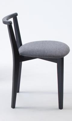 Стул ZiP-mebel Стул Франк ПМ чёрный/графит арт. R101736B09