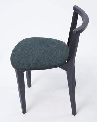 Стул ZiP-mebel Стул Франк ПМ чёрный/зелёный арт. R101735B07
