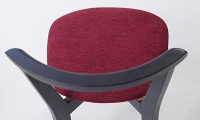 Стул ZiP-mebel Стул Франк ПМ чёрный/красный арт. R101733B05