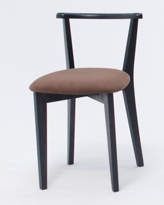 Стул ZiP-mebel Стул Франк ПМ чёрный/коричневый арт. R101732B04