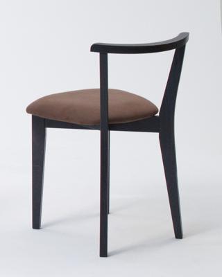 Стул ZiP-mebel Стул Франк ПМ чёрный/коричневый арт. R101732B04