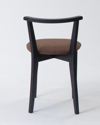 Стул ZiP-mebel Стул Франк ПМ чёрный/коричневый арт. R101732B04