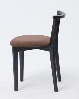 Стул ZiP-mebel Стул Франк ПМ чёрный/коричневый арт. R101732B04