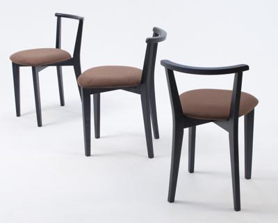 Стул ZiP-mebel Стул Франк ПМ чёрный/коричневый арт. R101732B04