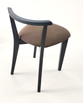 Стул ZiP-mebel Стул Франк ПМ чёрный/коричневый арт. R101732B04