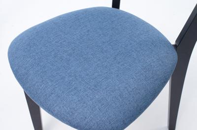 Стул ZiP-mebel Стул Франк ПМ чёрный/синий арт. R101731B03