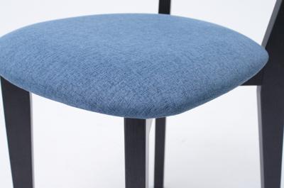 Стул ZiP-mebel Стул Франк ПМ чёрный/синий арт. R101731B03
