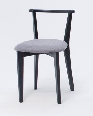 Стул ZiP-mebel Стул Франк ПМ чёрный/серый арт. R101729B01
