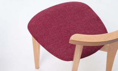 Стул ZiP-mebel Стул Франк ПМ натур/красный арт. R101722N05