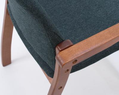 Стул ZiP-mebel Стул-кресло Джуно 2.0 орех/зелёный арт. Z112821W07