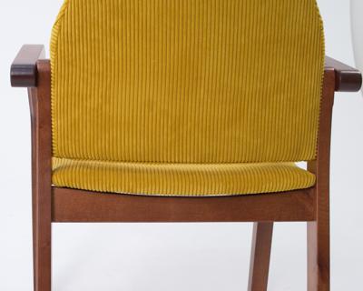 Стул ZiP-mebel Стул-кресло Джуно 2.0 орех/жёлтый арт. Z112819W16