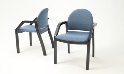 Стул ZiP-mebel Стул-кресло Джуно 2.0 чёрный/синий арт. Z112812B03