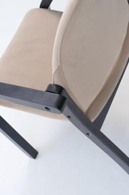 Стул ZiP-mebel Стул-кресло Джуно 2.0 чёрный/бежевый арт. Z112811B02