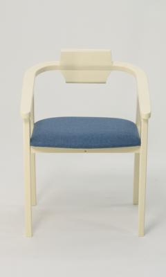 Стул ZiP-mebel Стул-кресло Челси ПМ слоновая кость синий арт. Z011849S03