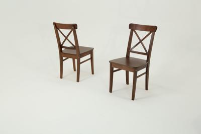 Стол ZiP-mebel Стол Монте М 90 орех со стульями Ингольф орех арт. F404153W00X2R100742W00
