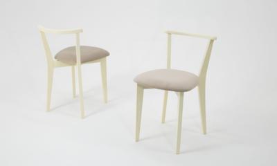 Стол ZiP-mebel Стол Сканди М 100 слоновая кость/натур со стульями Франк слоновая кость велюр бежевый арт. F404113SUNX2R101709S02