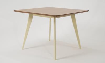 Стол ZiP-mebel Стол Сканди М 100 слоновая кость/натур со стульями Франк натур велюр коричневый арт. F404113SUNX2R101707N04