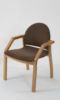 Стол ZiP-mebel Стол Сканди К 90 натур/слоновая кость со стульями Джуно натур велюр коричневый арт. F004112NUSX2Z112806N04